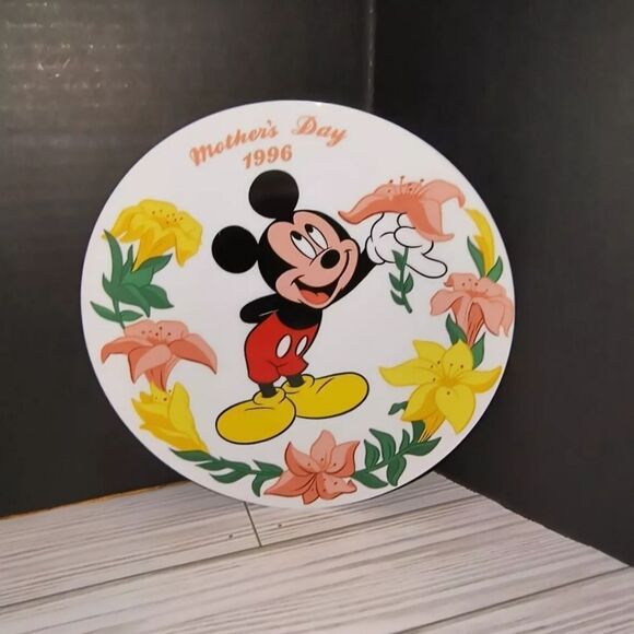 Grolier Vintage 1996 Walt Disney Mickey Mouse Mothers Day Plate Limited Edition - Picture 9 of 9